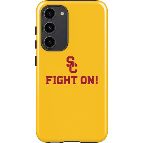 University of Southern California USC Fight On Gold Galaxy S23 Plus Pro Case