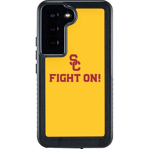 University of Southern California USC Fight On Gold Galaxy S23 Waterproof Case