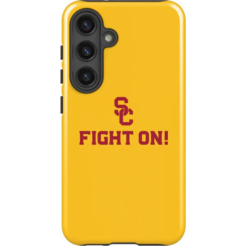 University of Southern California USC Fight On Gold Galaxy S24 Plus Impact Case