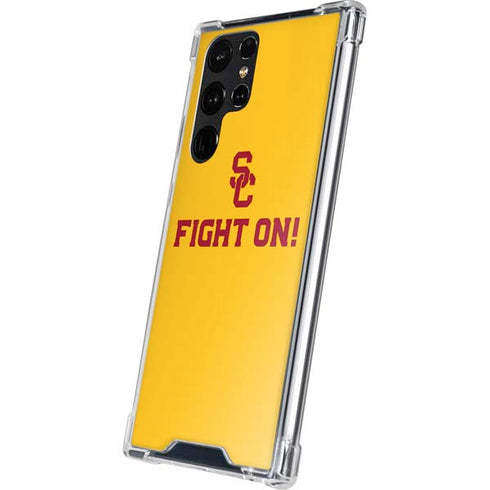 University of Southern California USC Fight On Gold Galaxy S24 Ultra Clear Case