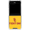 University of Southern California USC Fight On Gold Galaxy Z Flip5 5G Clear Case
