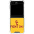 University of Southern California USC Fight On Gold Galaxy Z Flip5 5G Clear Case