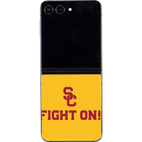 University of Southern California USC Fight On Gold Galaxy Z Flip5 5G Skin