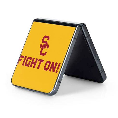 University of Southern California USC Fight On Gold Galaxy Z Flip5 5G Skin