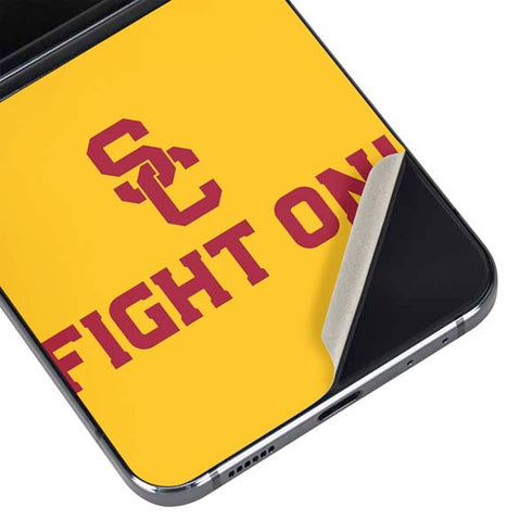 University of Southern California USC Fight On Gold Galaxy Z Flip5 5G Skin