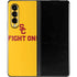 University of Southern California USC Fight On Gold Galaxy Z Fold3 5G Skin
