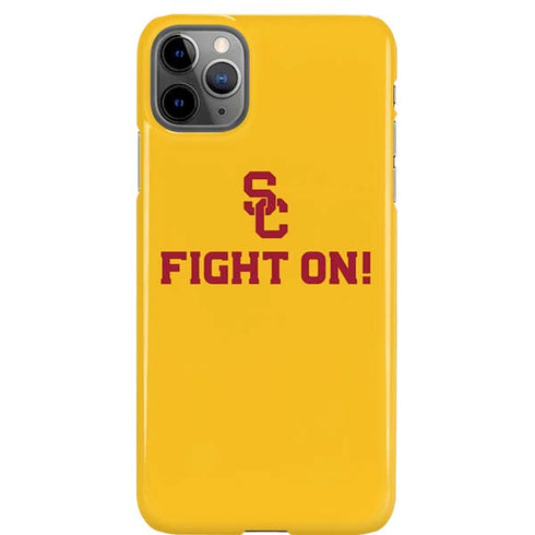 University of Southern California USC Fight On Gold iPhone 11 Pro Max Lite Case