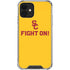 University of Southern California USC Fight On Gold iPhone 12 Clear Case