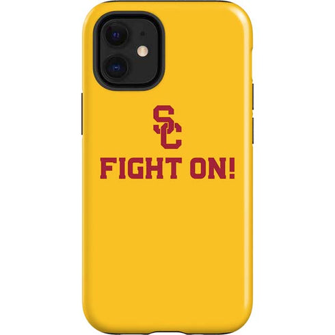 University of Southern California USC Fight On Gold iPhone 12 Mini Impact Case