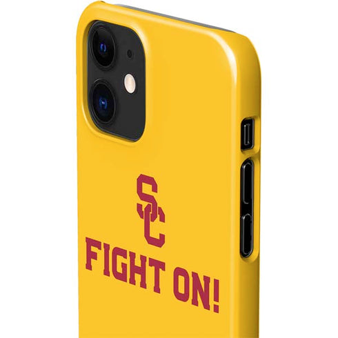 University of Southern California USC Fight On Gold iPhone 12 Mini Lite Case