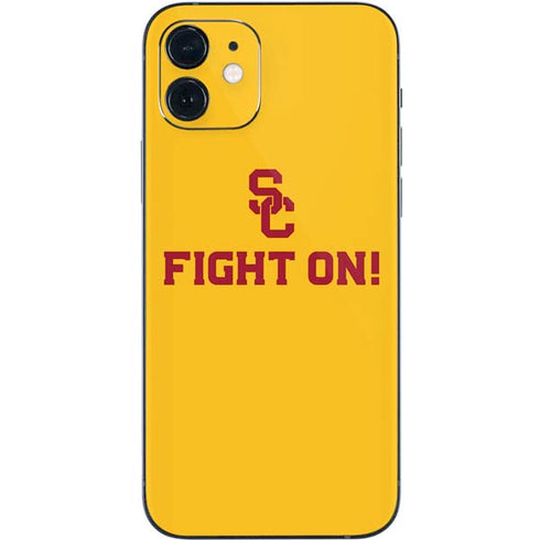 University of Southern California USC Fight On Gold iPhone 12 Skin
