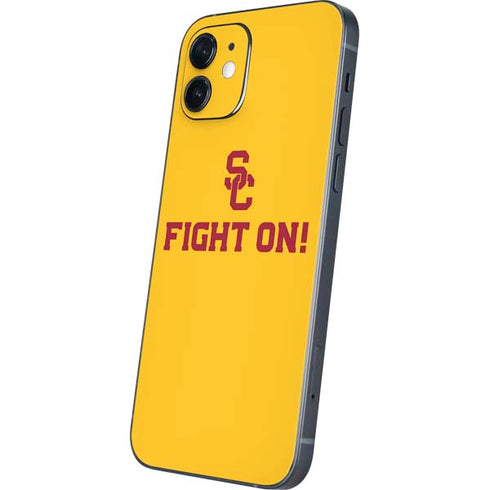 University of Southern California USC Fight On Gold iPhone 12 Skin
