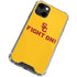 University of Southern California USC Fight On Gold iPhone 13 Clear Case