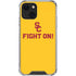 University of Southern California USC Fight On Gold iPhone 14 Plus Clear Case