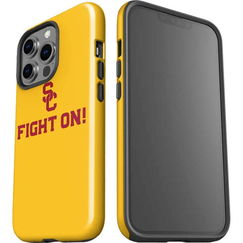 University of Southern California USC Fight On Gold iPhone 15 Pro Impact Case