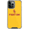 University of Southern California USC Fight On Gold iPhone 15 Pro Max Clear Case
