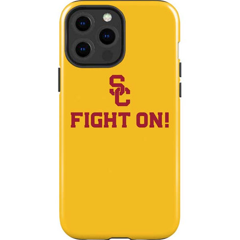 University of Southern California USC Fight On Gold iPhone 15 Pro Max Impact Case