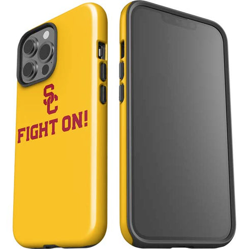 University of Southern California USC Fight On Gold iPhone 15 Pro Max Impact Case