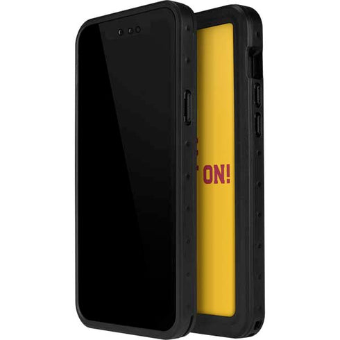 University of Southern California USC Fight On Gold iPhone 14 Pro Max Waterproof Case