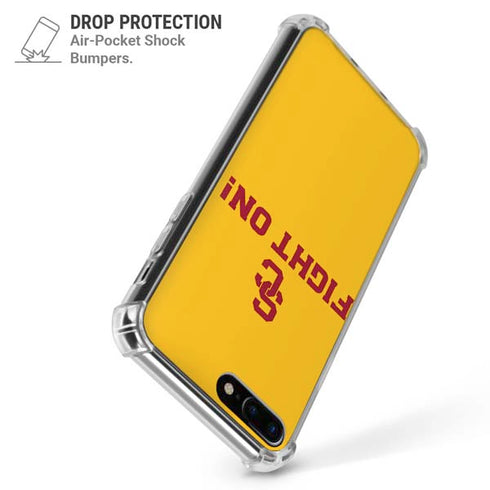 University of Southern California USC Fight On Gold iPhone 7/8 Plus Clear Case