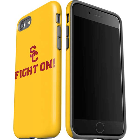 University of Southern California USC Fight On Gold iPhone SE (2nd & 3rd Gen) Pro Case