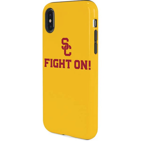 University of Southern California USC Fight On Gold iPhone XS Pro Case