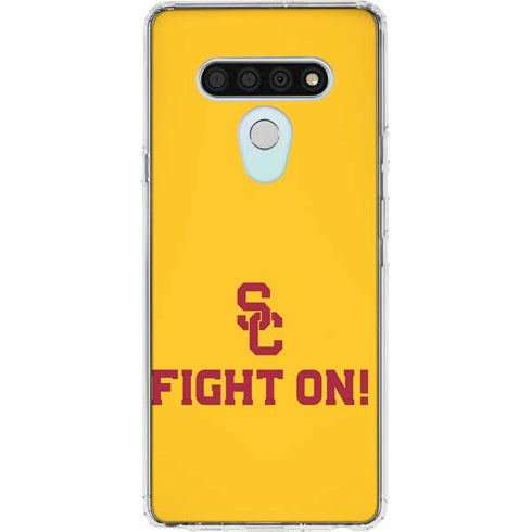 University of Southern California USC Fight On Gold LG Stylo 6 Clear Case
