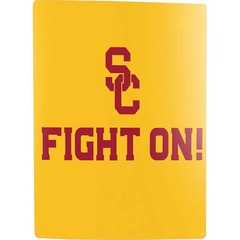 University of Southern California USC Fight On Gold PS5 Digital Edition Bundle Skin