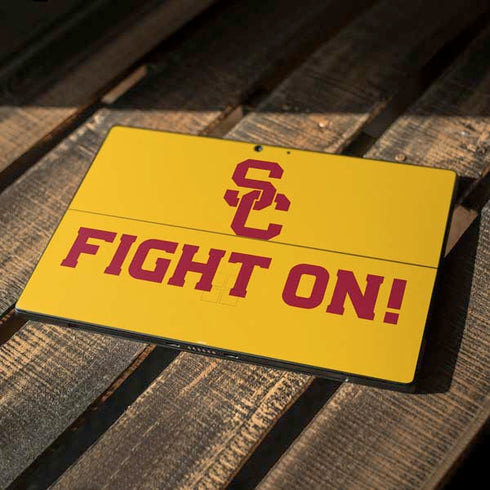 University of Southern California USC Fight On Gold Surface Pro 7 Skin