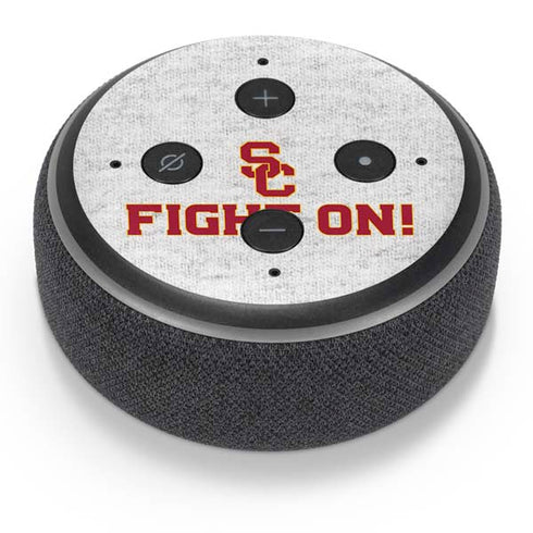 University of Southern California USC Fight On Grey Amazon Echo Dot Skin