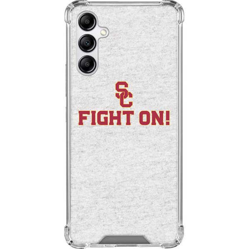University of Southern California USC Fight On Grey Galaxy A14 5G Clear Case