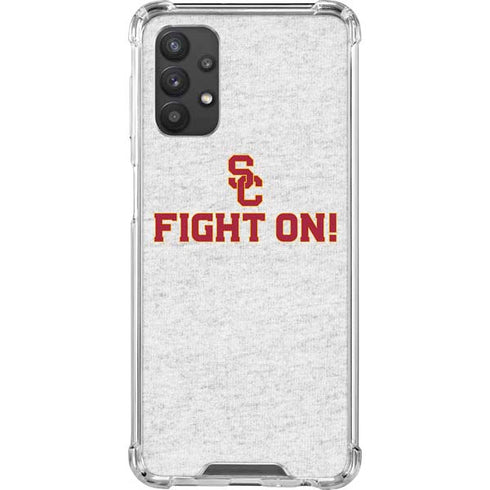 University of Southern California USC Fight On Grey Galaxy A32 5G Clear Case