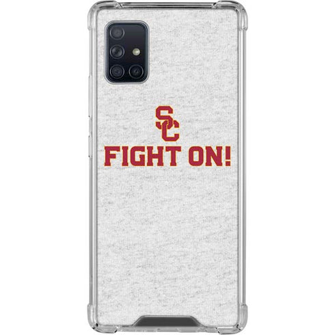 University of Southern California USC Fight On Grey Galaxy A51 5G Clear Case