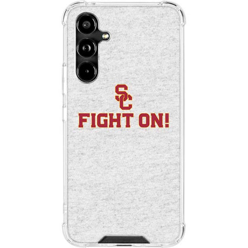 University of Southern California USC Fight On Grey Galaxy A54 5G Clear Case