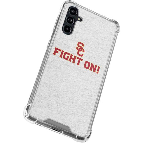 University of Southern California USC Fight On Grey Galaxy A54 5G Clear Case