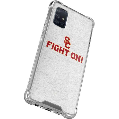 University of Southern California USC Fight On Grey Galaxy A71 5G Clear Case