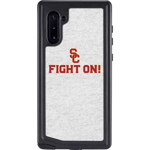 University of Southern California USC Fight On Grey Galaxy Note 10 Waterproof Case