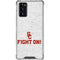 University of Southern California USC Fight On Grey Galaxy Note20 5G Clear Case