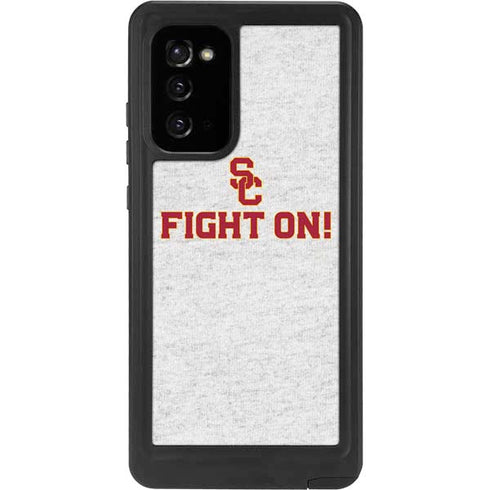 University of Southern California USC Fight On Grey Galaxy Note20 5G Waterproof Case