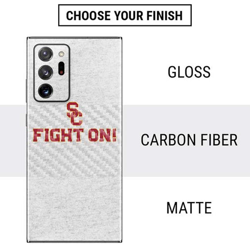 University of Southern California USC Fight On Grey Galaxy Note20 Ultra 5G Skin