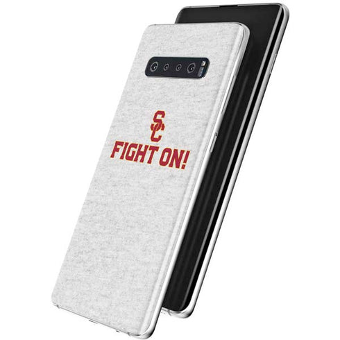 University of Southern California USC Fight On Grey Galaxy S10 Plus Skin