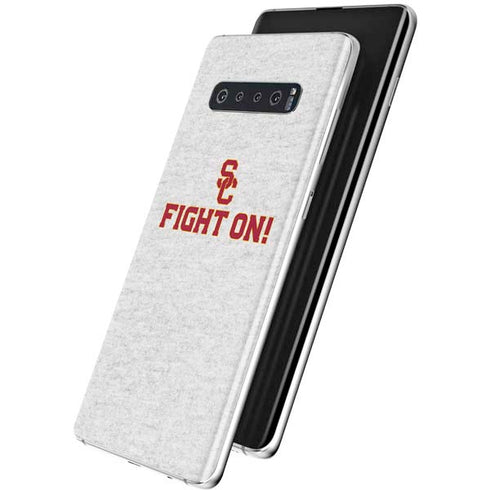 University of Southern California USC Fight On Grey Galaxy S10 Skin