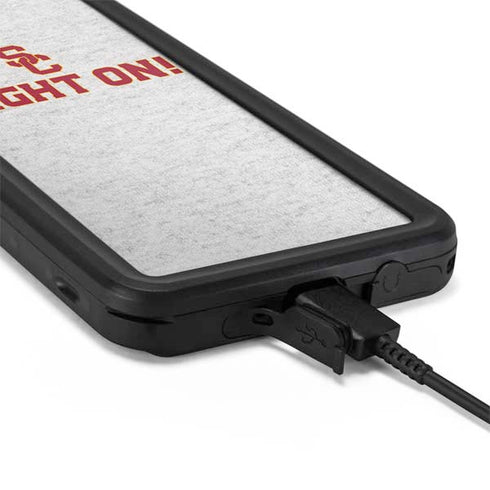 University of Southern California USC Fight On Grey Galaxy S20 Plus Waterproof Case