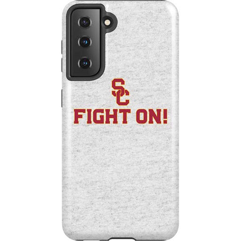 University of Southern California USC Fight On Grey Galaxy S21 5G Pro Case