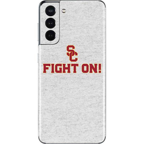University of Southern California USC Fight On Grey Galaxy S21 5G Skin