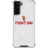 University of Southern California USC Fight On Grey Galaxy S21 FE Clear Case