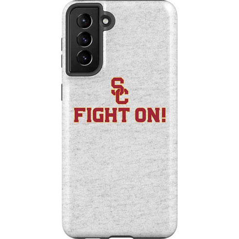 University of Southern California USC Fight On Grey Galaxy S21 Plus 5G Pro Case