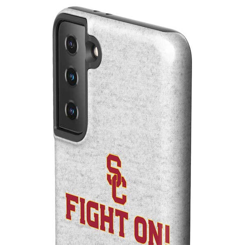 University of Southern California USC Fight On Grey Galaxy S21 Plus 5G Pro Case