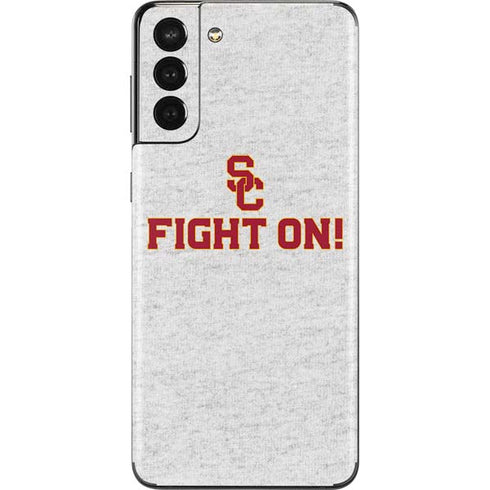 University of Southern California USC Fight On Grey Galaxy S21 Plus 5G Skin