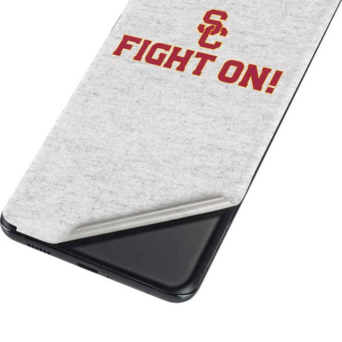 University of Southern California USC Fight On Grey Galaxy S21 Plus 5G Skin